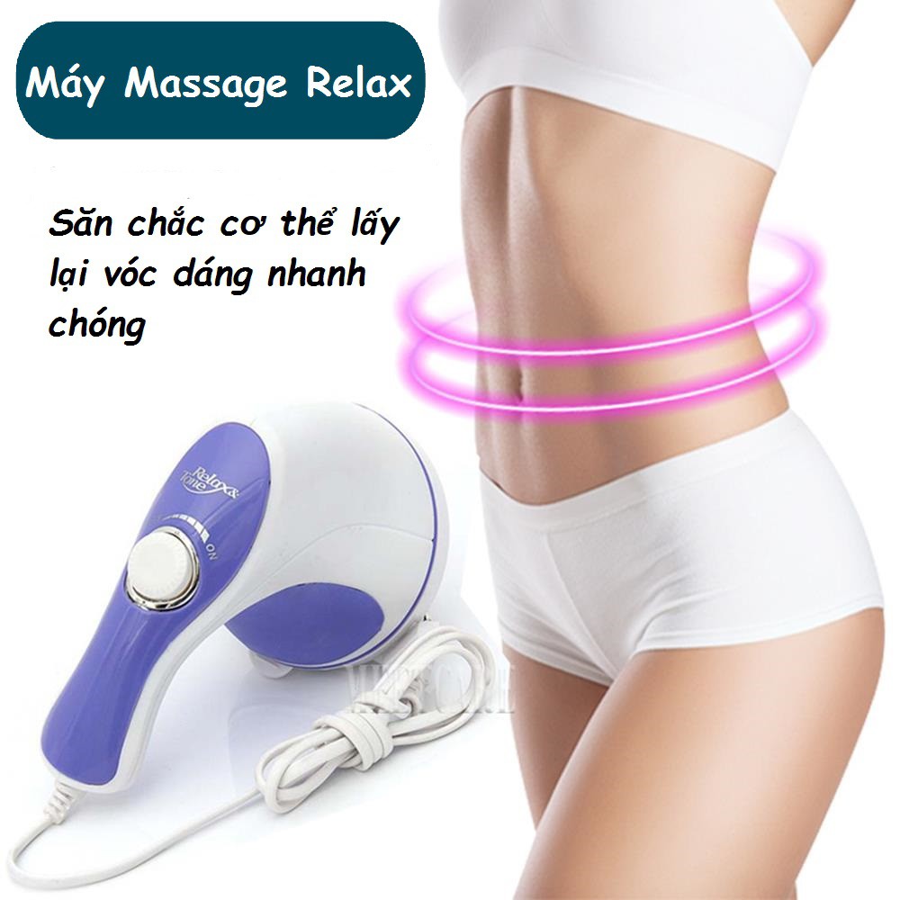 Máy massage cầm tay 5 đầu Relax &amp; tone masage toàn thân