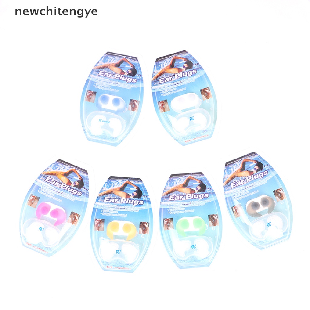 NCY Adult Kids Swimming Earplugs Professional Waterproof Children Swim Pool Ear Plug YE