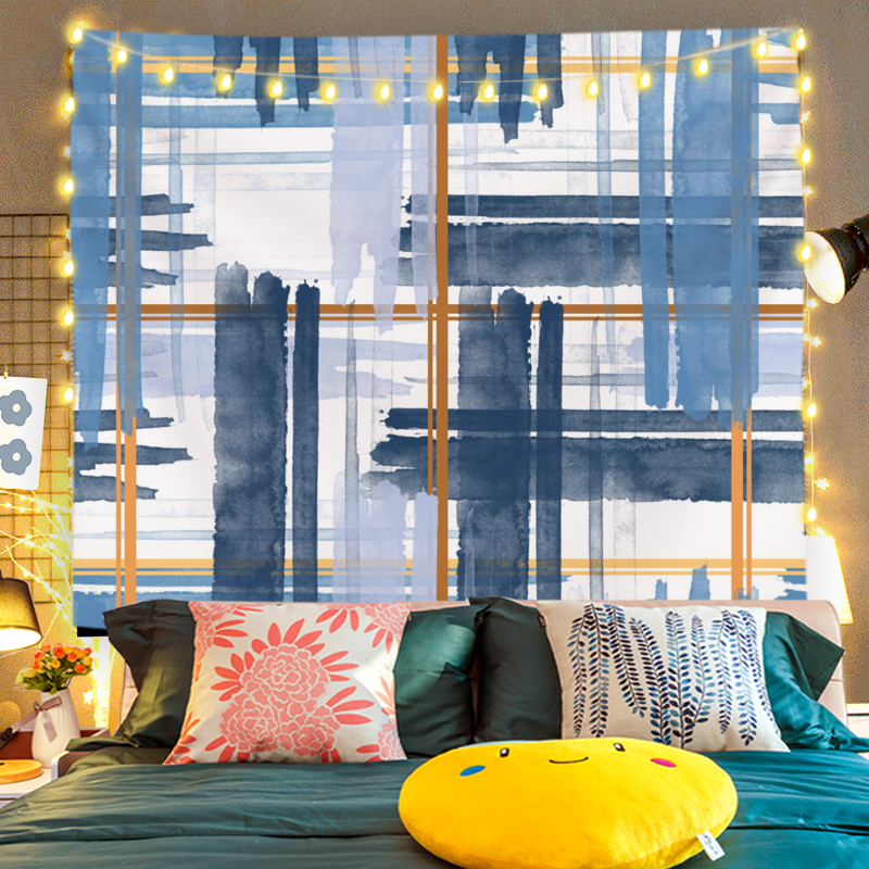 Trang trí đầu giường cá nhân hóa vải nền trang trí phòng vải treo vải che nắng khăn đi biển tranh treo thảm trang trí-0