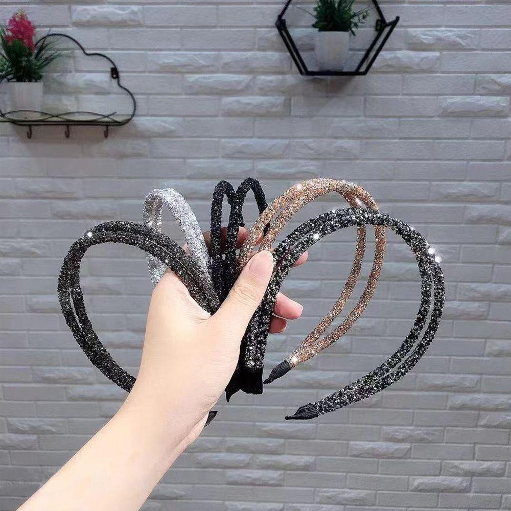 ANEMONE Băng Đô Cài Tóc Đính Đá Lấp Lánh Sang Trọng Cho Nữ