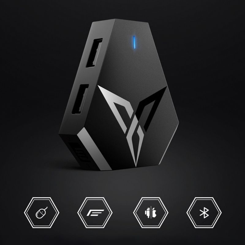 Thiết Bị Chuyển Đổi Chuột Và Bàn Phím Không Dây Kết Nối Bluetooth Hỗ Trợ Chơi Game Trên Điện Thoại Di Động