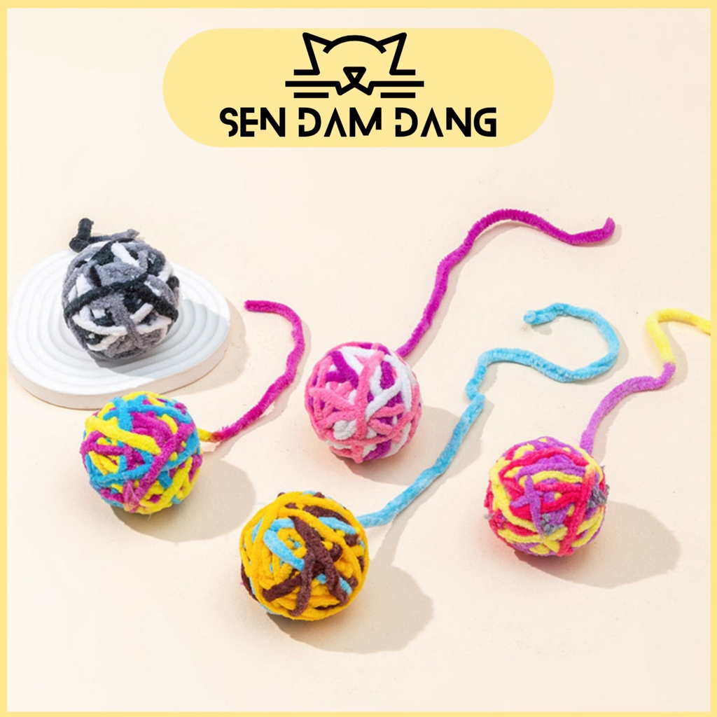 Bóng Len Đồ Chơi Cho Mèo