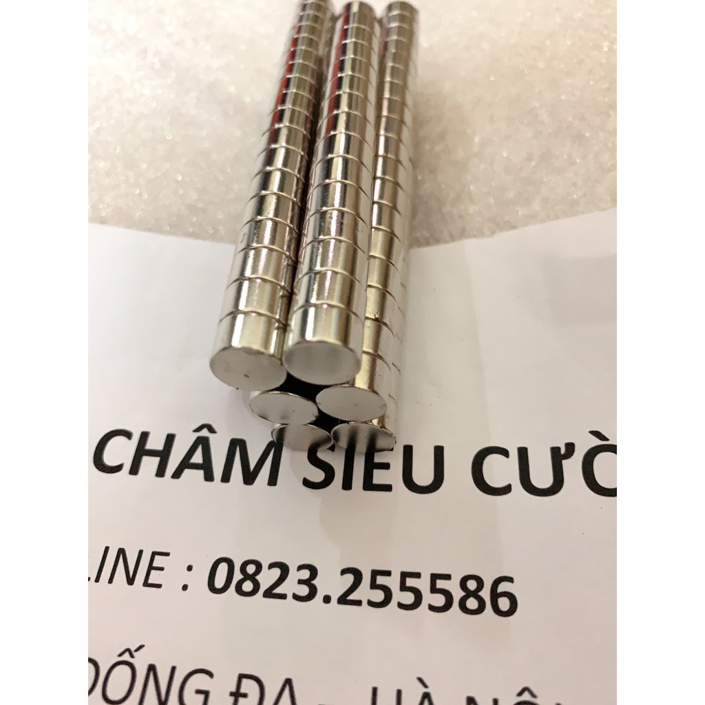 Nam châm viên kích thước 10x6mm loại nam châm vĩnh cửu