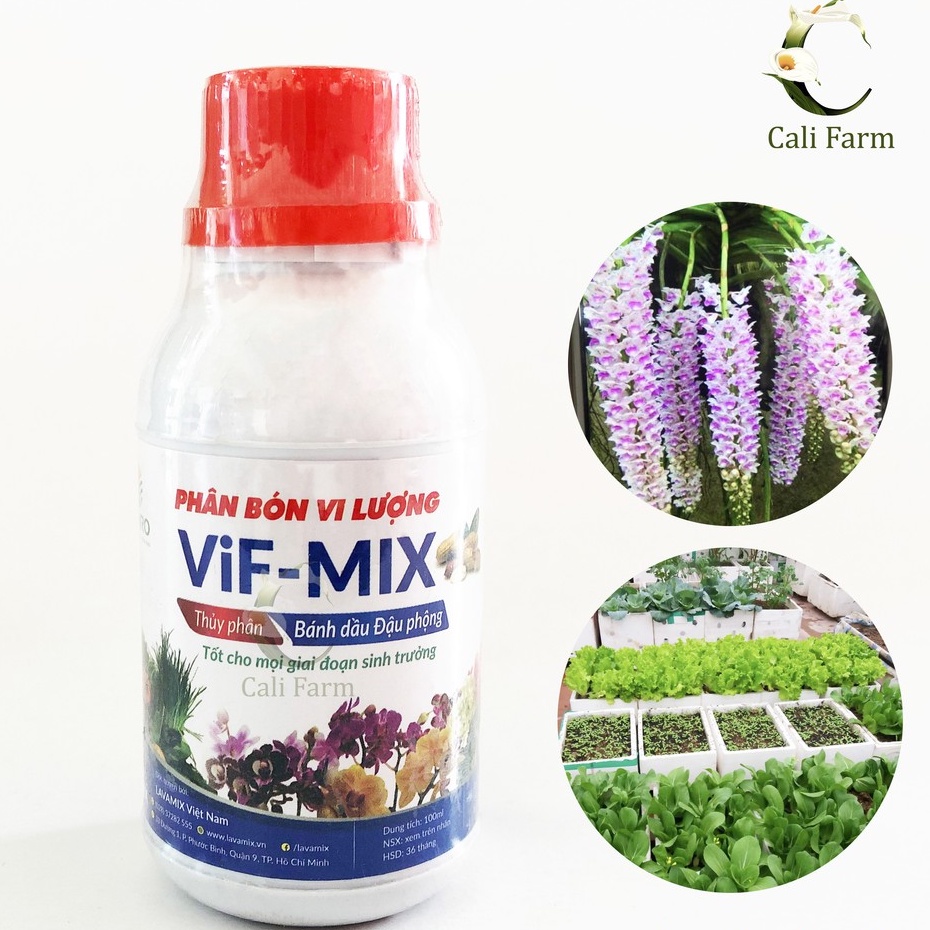 Phân Bánh Dầu Nước Minro VIF MIX giàu vi lượng tốt cho cây chai 100ml