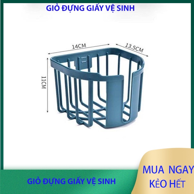 Hộp đựng giấy vệ sinh dán tường, bằng nhựa nhỏ ngọn rất tiện lợi