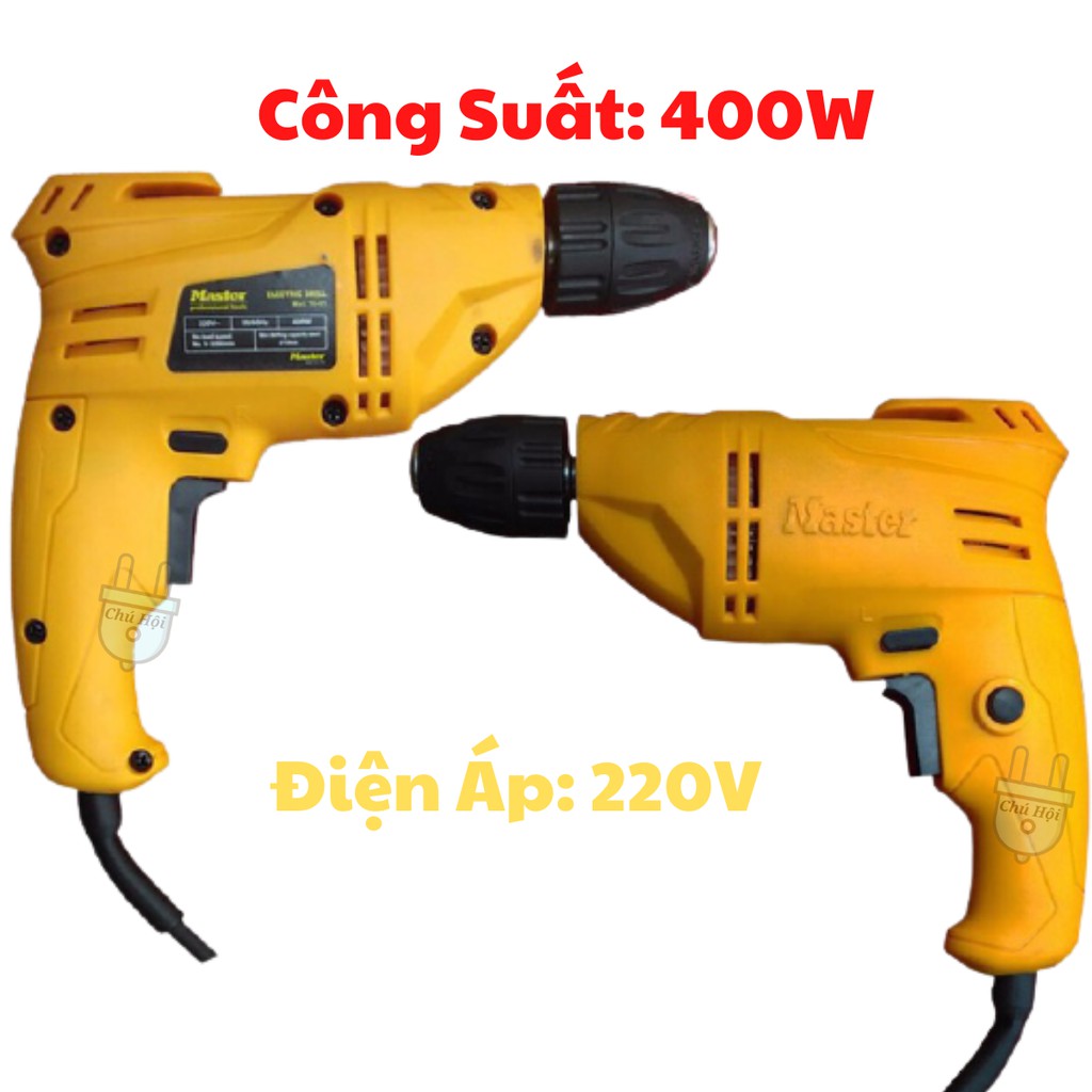 Máy Khoan Cầm Tay Bắn Vít mini đa năng Master 10-01 10 ly khoan gỗ tường Điện nước chú Hội