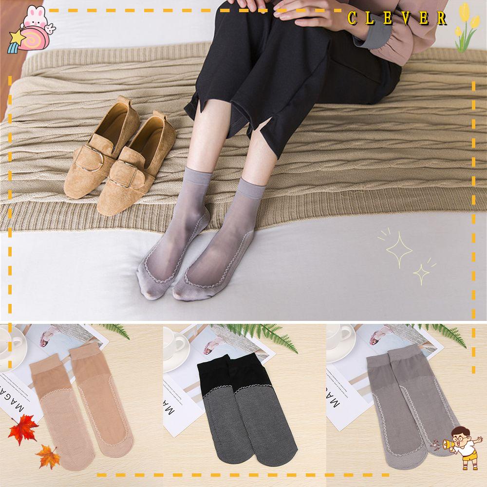 Vớ Lụa Kính Chống Trượt Thoải Mái Thời Trang Mùa Hè Cho Nữ
