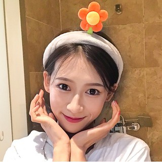 Băng đô rửa mặt hình bông hoa mã HA388