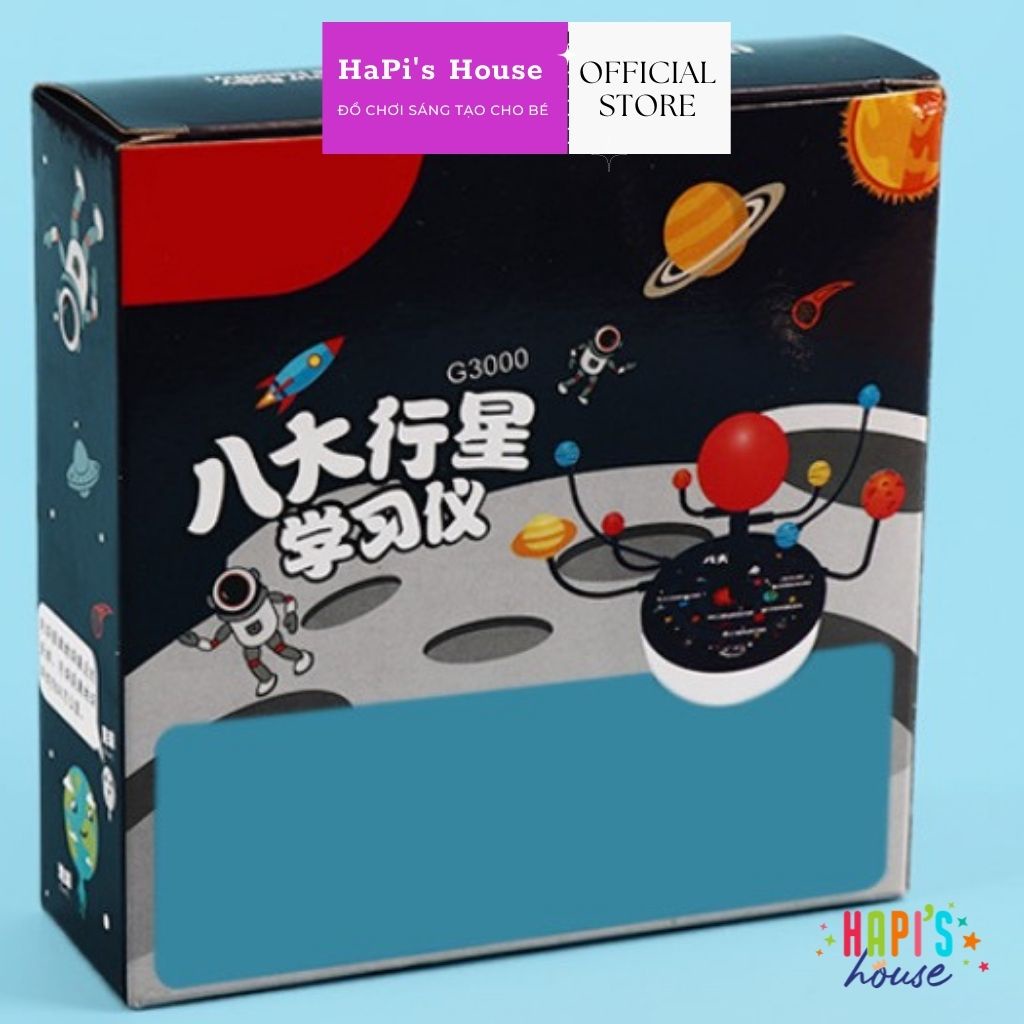 Mô hình hệ mặt trời 8 hành tinh, mô hình lắp ghép , đồ chơi khoa học, đồ chơi giáo dục cho bé