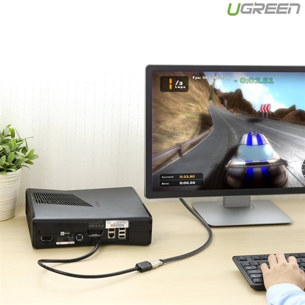 Dây Nối Dài HDMI 0,5m 1m 2m Ugreen 10140 10141 10142 Cao Cấp - Hàng Chính Hãng BH 18 tháng