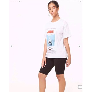Áo Thun Croptop F21 In Hình Cá Mập - 2313