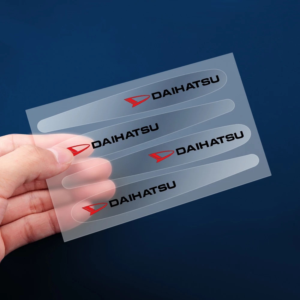 Set 8 Miếng Dán TPU Trong Suốt Bảo Vệ Tay Cầm Cho Xe Hơi Daihatsu Rocky Taruna Xania Ayla Ceria Terios