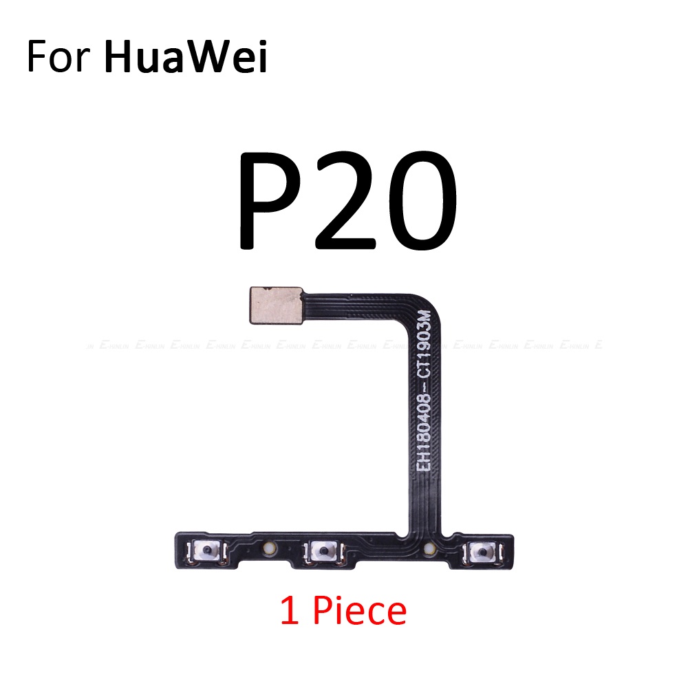 Dây Cáp Nút Nguồn Giảm Tiếng Ồn Cho HuaWei Honor View 10 Mate 20 X P20 Pro Lite 8X