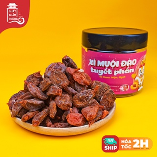 Xí muội đào Tuyết Phấn Nhất Phẩm Đường 200g ô mai đào không hạt vị chua mặn ngọt