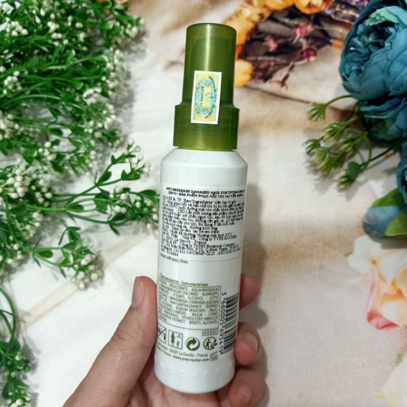 Tinh Chất Dưỡng Tóc Chăm Sóc Tóc Phục Hồi Yves Rocher 100ml