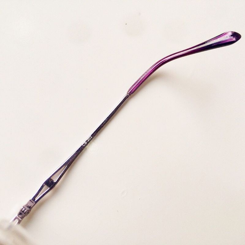 Gọng kính nội địa Nhật thương hiệu Vanessa CB-202 màu ánh tím nhạt, made in China.