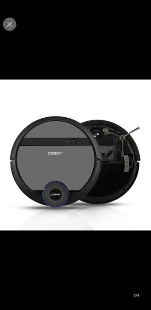 Robot hút bụi Ecovacs Deebot DE33/35 cực kỳ thông minh. Phụ kiện đủ cả hộp nước và khăn lau