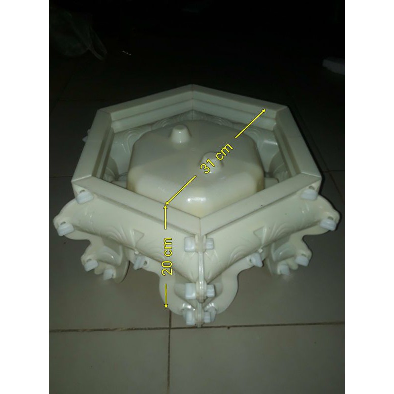 Khuôn đúc chậu cảnh nhựa ABS rộng 49 cao 45 cm