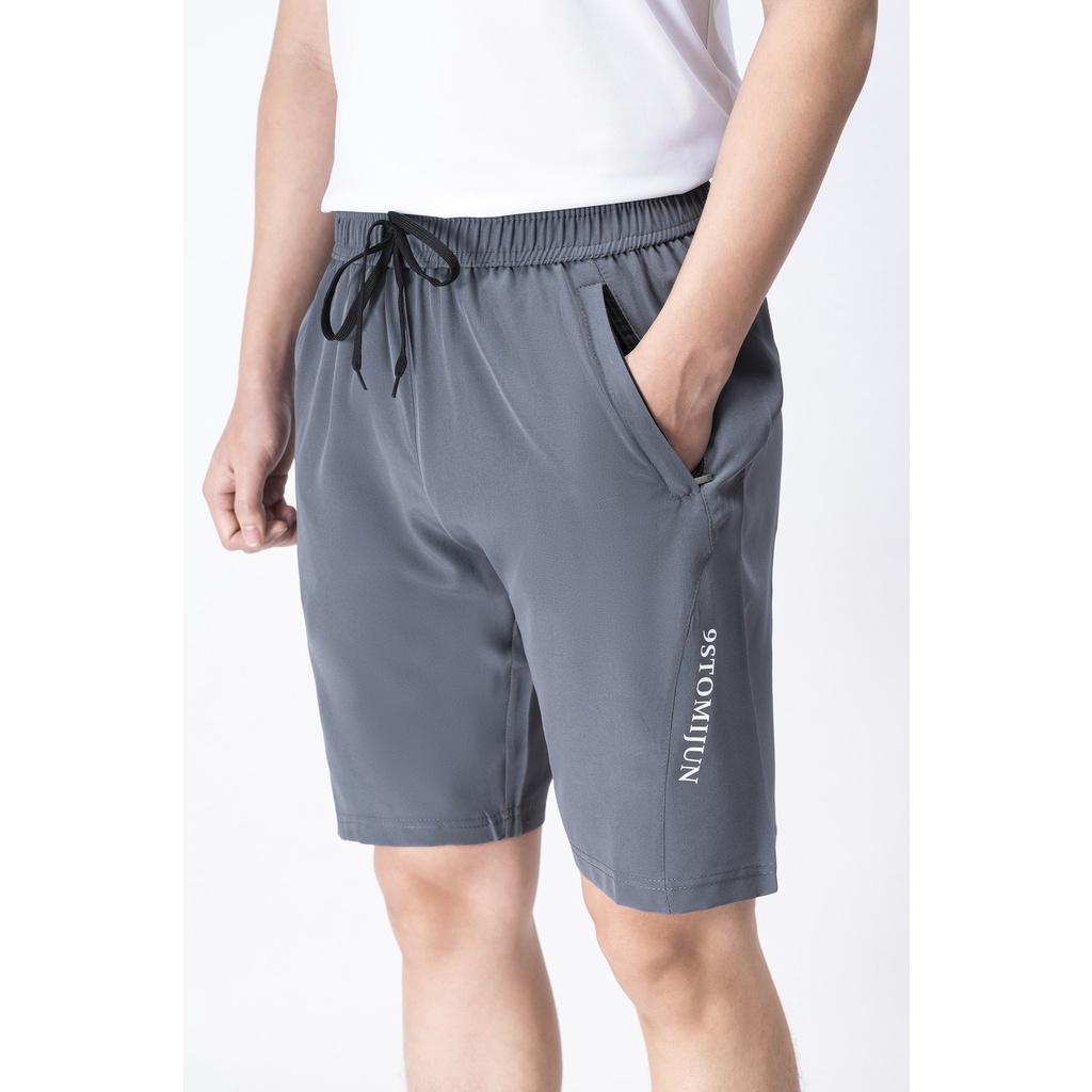 Quần short nam, Quần đùi nam thể thao JUN FASHION STORE Vải dù gió linen co giãn, nhẹ mát, có khóa túi tiện dụng _QĐTMJ