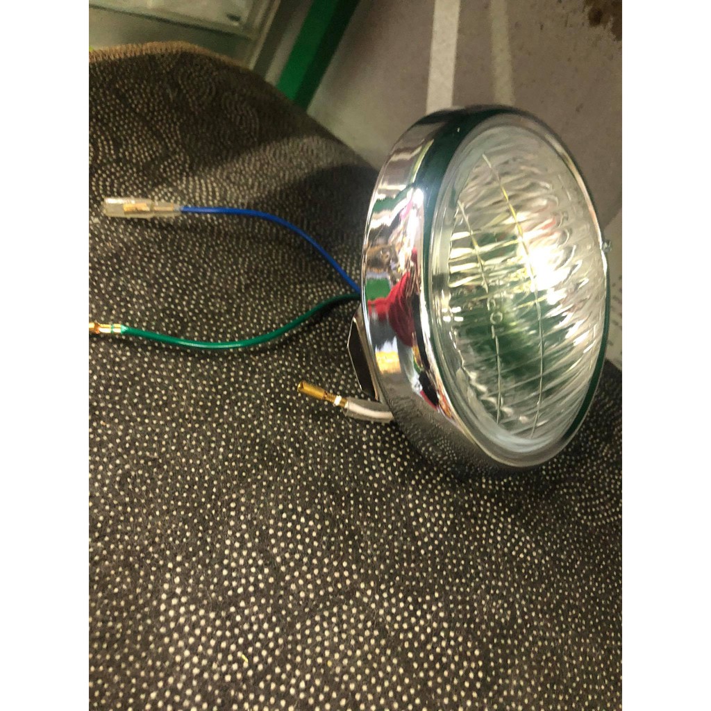 Cub 81-86: bộ chóa kính vòng xi cho xe honda dame+cub 78-79-81-86- có đèn sương mù