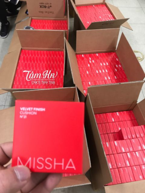 Phấn nước Missha Velvet Finish Cushion ( vỏ đỏ ) | BigBuy360 - bigbuy360.vn