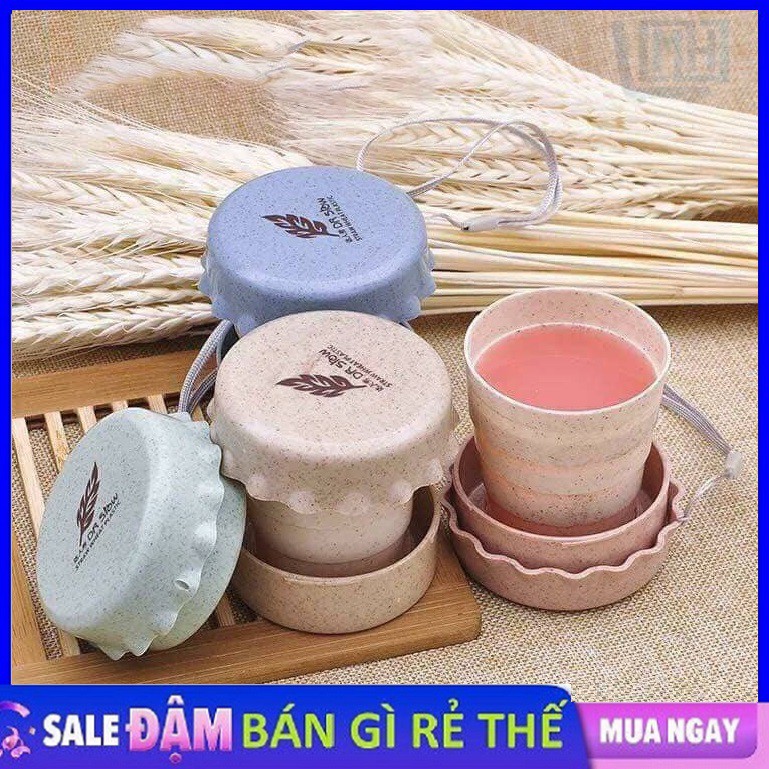 Ly (Cốc)Gấp Gọn Lúa Mạch Du Lịch Tiện Lợi Cho Đi Du Lịch