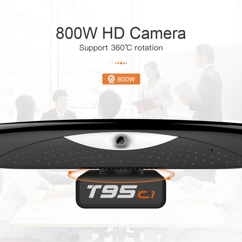 Android tv box, tivi box tích hợp camera và micro có thể nghe gọi video trực tiếp trên tivi bảo hành 12 tháng T95C1