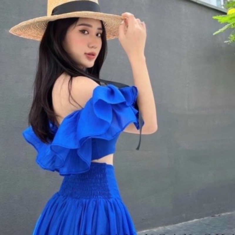 Váy Maxi Tơ Nhún Freesize dưới 55kg🌻Phong cách quyến rũ sexy | WebRaoVat - webraovat.net.vn