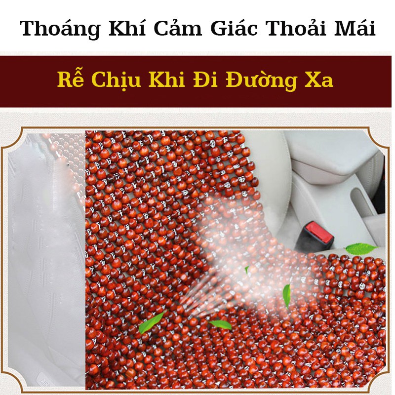 Khoác vai ghế ô tô ( Hạt gỗ Hương, gỗ Nhãn)