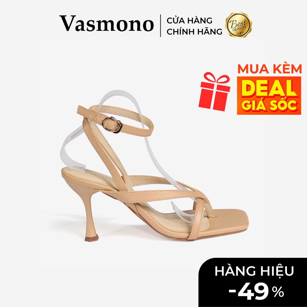 [GIẢM 180K] Giày Cao Gót Xỏ Ngón - Màu Kem