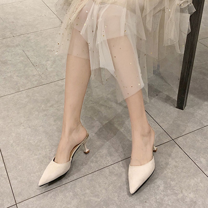 XIELUAIZTA Giày Cao Gót Dễ Phối Đồ Hợp Thời Trang Cho Nữ