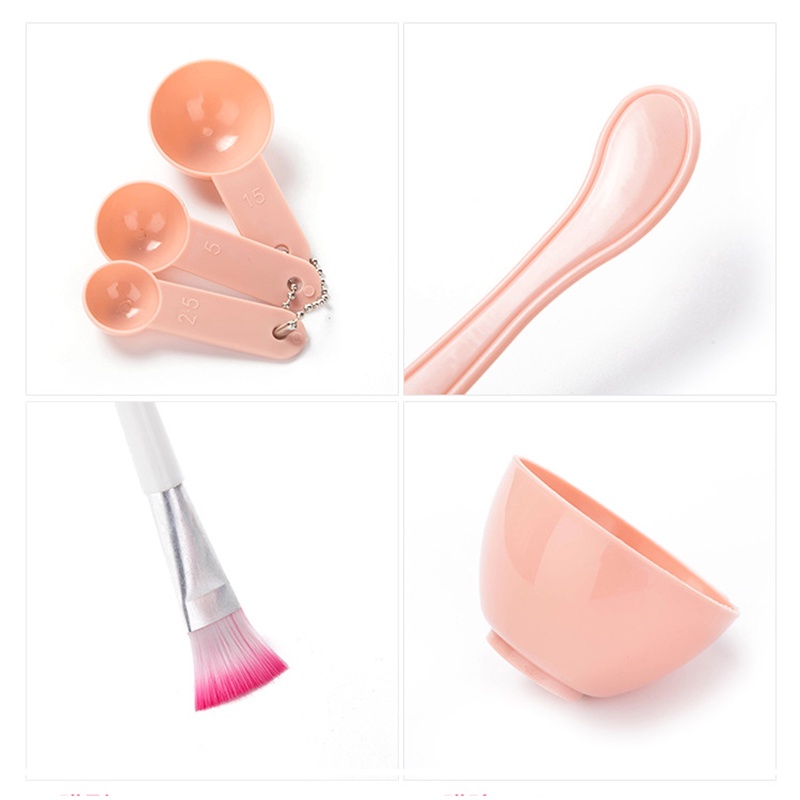 Bộ Chén Trộn Mặt Nạ 6in1 Tiện Ích Bộ Bát Trộn Đắp Mặt Nạ Bộ dụng cụ đắp mặt nạ bằng nhựa