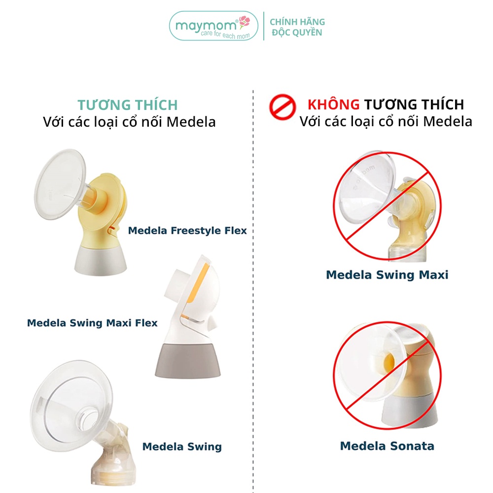 Dây Hút Sữa Medela Freestyle Flex Thương Hiệu Maymom, Không Chứa BPA, An Toàn 100%, Vệ Sinh Dễ Dàng