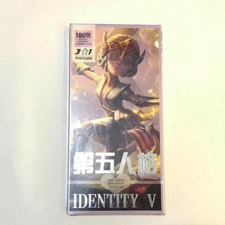 Postcard Identity V nhân cách thứ 5 Dạ quang hộp ảnh bưu thiếp anime chibi