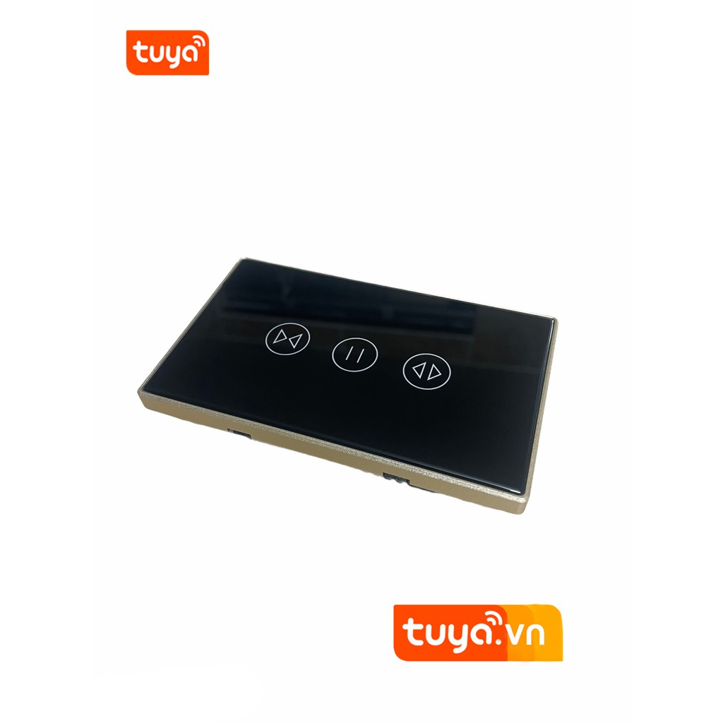 Công Tắc Điều Khiển Cửa Cuốn Đảo Chiều Động Cơ Viền Kim Loại Wifi Tuya CS1v2