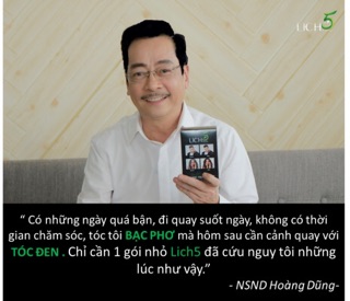 Dầu gội đen tóc Lich5 [dầu gội nhuộm tóc thảo dược tốt nhất]