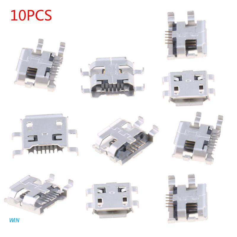 Set 10 đầu kết nối micro USB Type B 5pin 0.72mm cho điện thoại / máy tính bảng