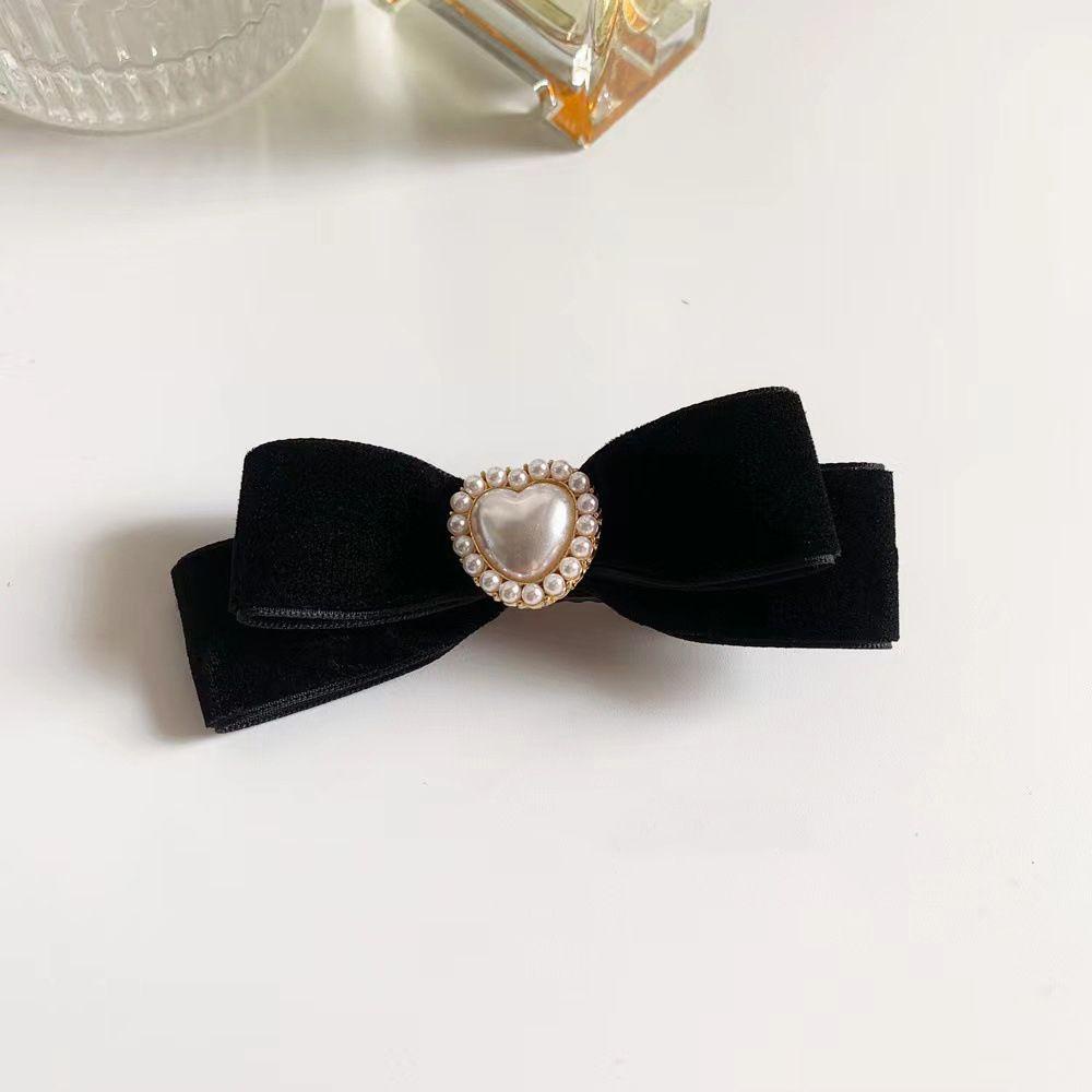 NICKOLAS Kẹp Tóc Vải Nhung Thiết Kế Đơn Giản Dễ Thương Thời Trang Thu Đông Cho Nữ