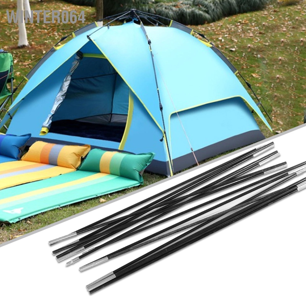 3.96M Lều cắm trại bằng sợi thủy tinh Thanh cột hỗ trợ ngoài trời Bộ khung bạt mái hiên Winter064