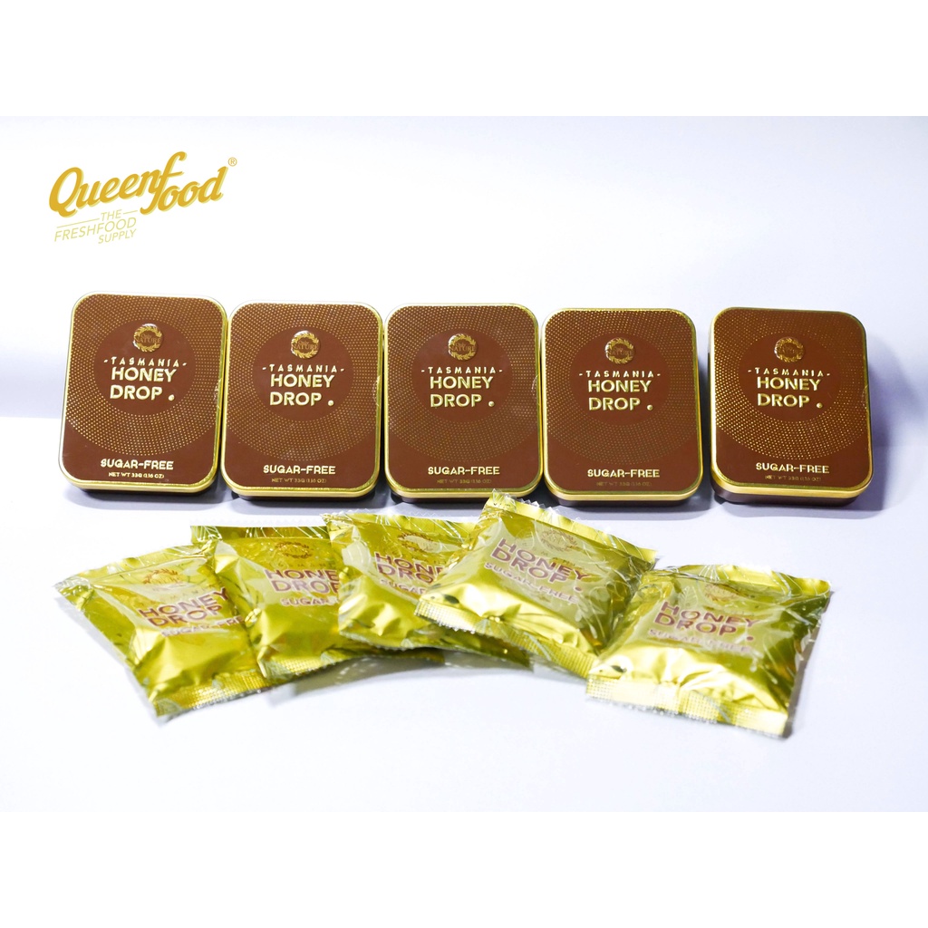 Kẹo sả nhân mật ong không đường Only Nature - Honey Drop Leatherwood Sugar Free (Block 10 hộp)