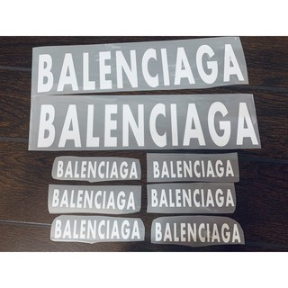 Decal Logo Sticker Patch in áo ủi trực tiếp lên vải hình chữ Balencaiga siêu chất