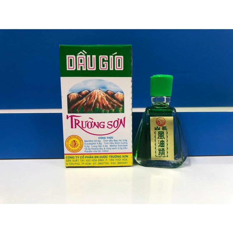 Dầu gió Trường Sơn xanh chai 2,5ml