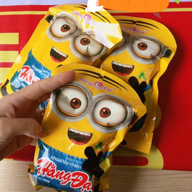 - Đồ ăn vặt - snack khoai tây Minion