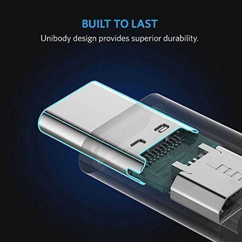Cáp USB chuyển đổi USB Type C 3.1 Male sang Micro USB Female mini
