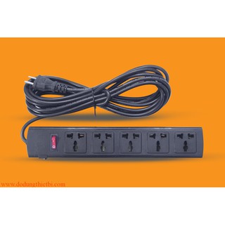 ổ cắm điện đa năng siêu chịu tải 2200w sopoka 5 lỗ