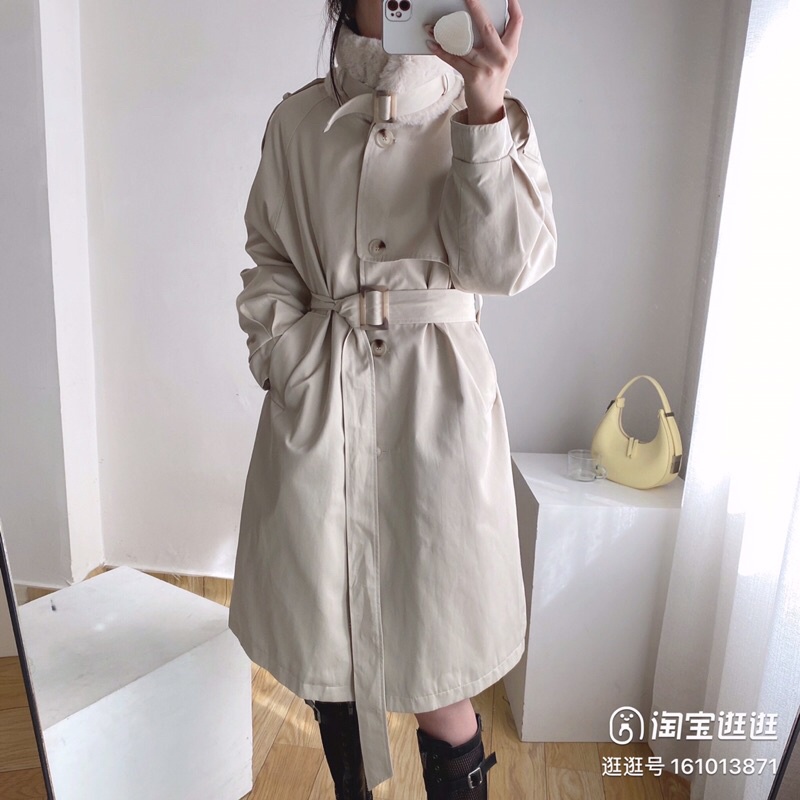 Áo khoác kaki lót lông dáng dài/ngắn