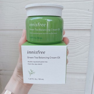 Kem Dưỡng Ẩm Chống Lão Hóa Da Innisfree Green Tea Balancing Cream EX 50ml
