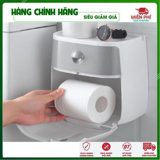 💝FREESHIP - LOẠI 1💝 Hộp giấy vệ sinh đa năng Ecoco cao cấp | Hộp đựng giấy vệ sinh Ecoco cong - Gia Dụng Thông Minh