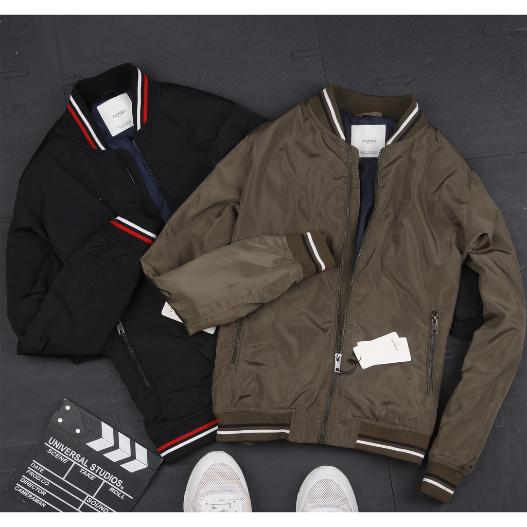 Áo khoác Bomber nam MG man hàng việt nam xuất khẩu chuẩn từ đường kim mũi chỉ | BigBuy360 - bigbuy360.vn