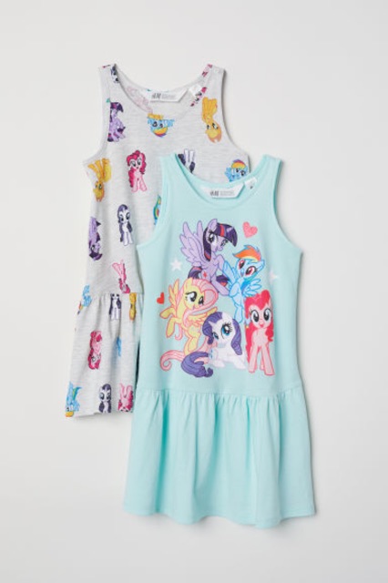 Set 2 váy sát nách Pony HM H&amp;M size 1.5-2y_hàng chính hãng Mỹ